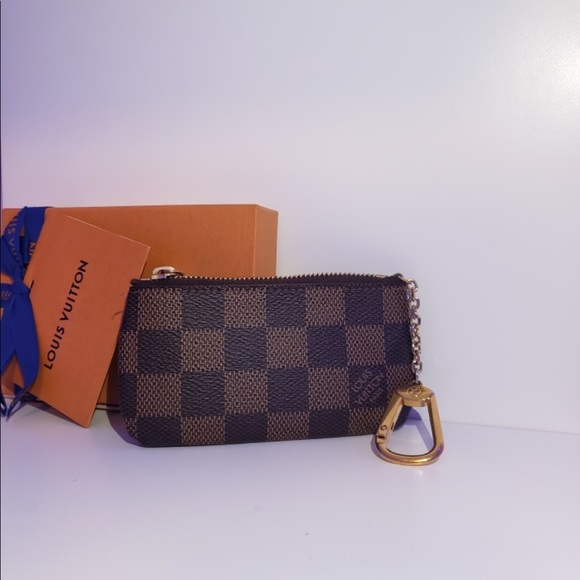 SOLD / Louis Vuitton Key pouch in Damier brown. - Picture 1 of 4